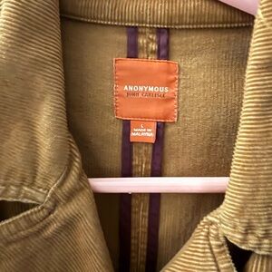 Corduroy light brown large coat